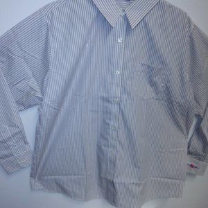 Long Sleeve White Shirt with Brown Strips Taco Bell Manager Shirt 2XL  NEW